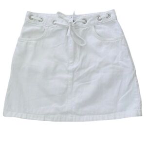 Urban Outfitters White Women’s Denim Mini Skirt Size M